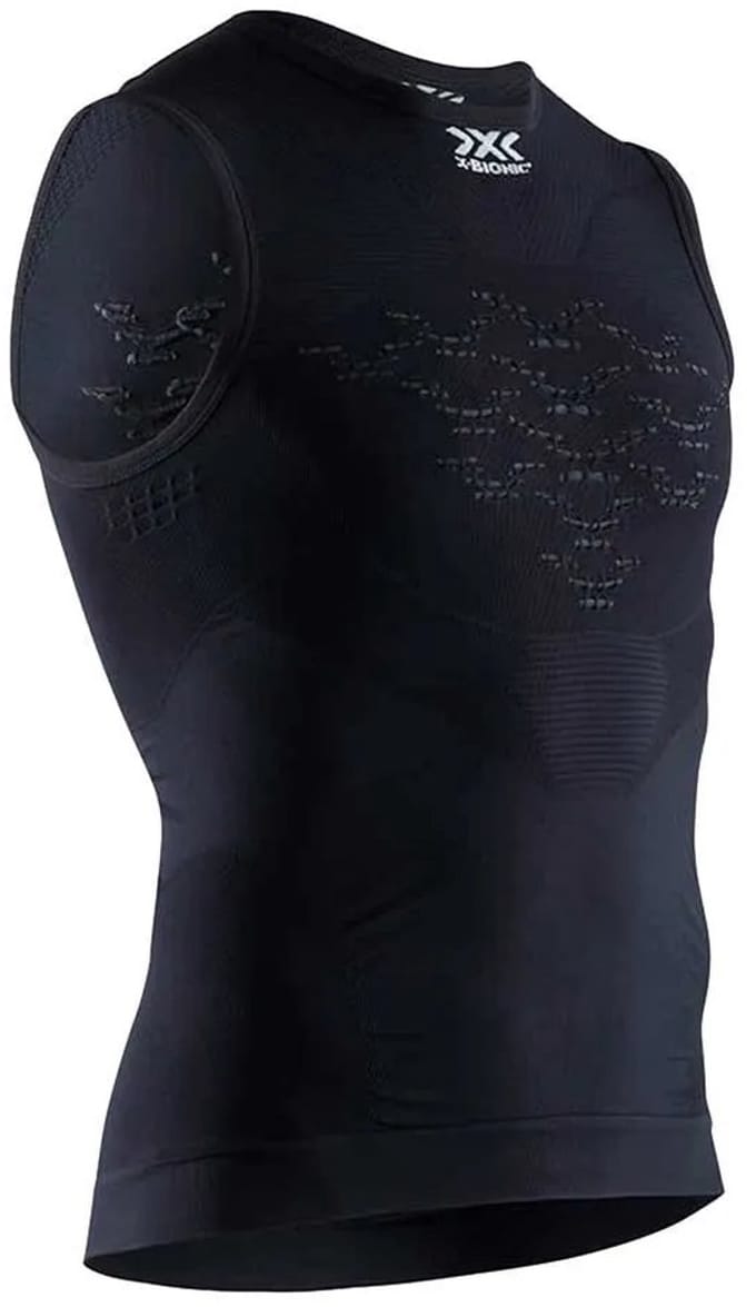 X-Bionic Energizer 4.0 Heren Singlet Light - Opal Black/Arctic White - Maat M