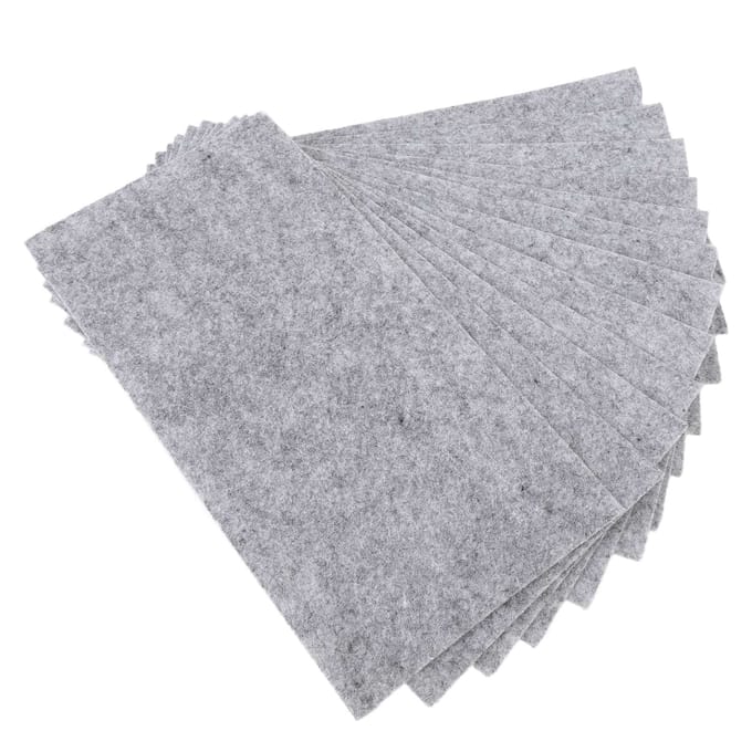 24 Pièces Rénovateur de Rayures de Voiture Utilisation Efficace Polyvalent Robuste Polyester Chiffon Rénovateur de Rayures de Peinture de Voiture white