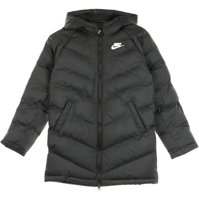 Lang donsjack Kindersportkleding Vul lang jack Zwart/zwart/zwart/wit
