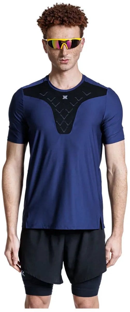 X-bionic Corefusion Run Korte Mouwen Basislaag Blauw M Man