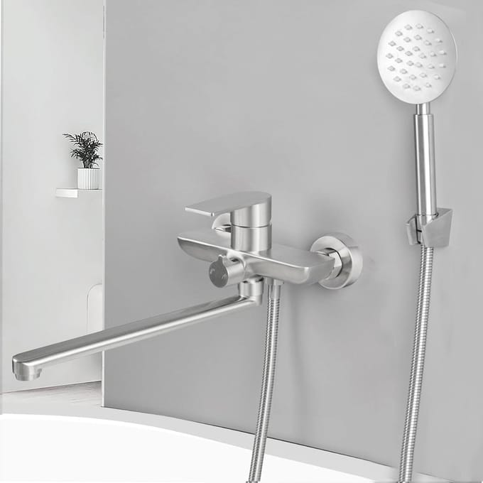badkranen met douche bad vulkraan