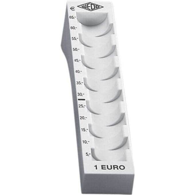WEDO Muntgleuf voor 1 euro, lichtgrijs