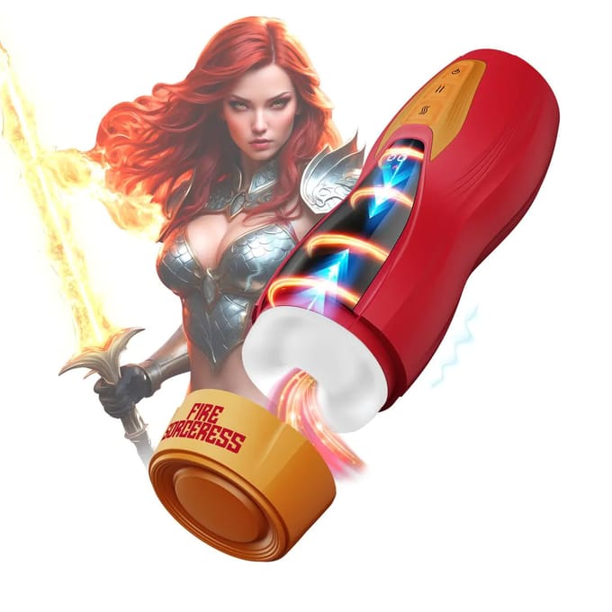 Masturs - Solara Fire Sorceress Multifunctionele Masturbator voor Mannen
