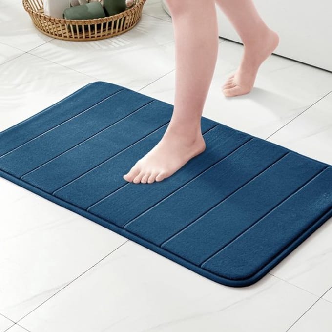 Allecto - Droogloopmat - Badmat met Traagschuim - Antislip en Zacht