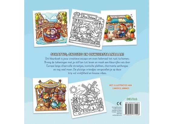Cozy Europe - Comfy kleurboek Jade Summer Kleurboeken