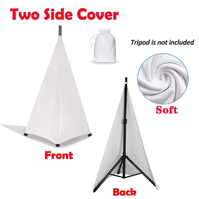 Speaker Stand Cover DJ Speaker Stretch Cover 360 Graden Speaker Stand Statief Cover Rok voor Podium Two sides cover