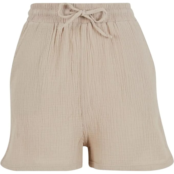 Urban Classics - Musselin Korte broek - 5XL - Grijs