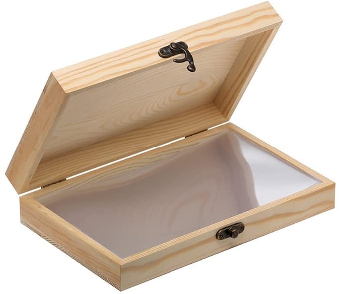 Dailygoody - Houten Munt Opbergdoos - 20 Compartimenten - Stijlvol en