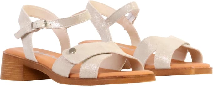 Alénoa leren sandalen met hak