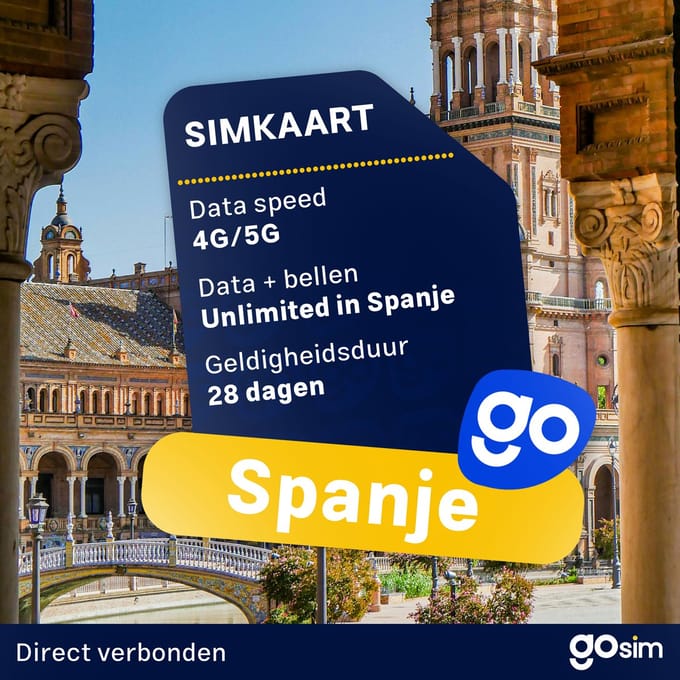 Fysieke Simkaart Spanje – Onbeperkt Internet + Lokaal Bellen | Vodafone ES Netwerk |
