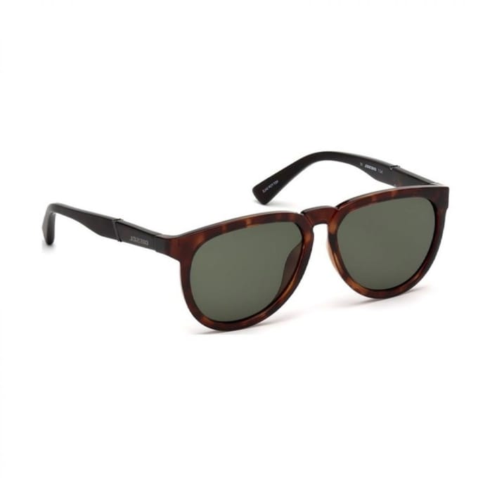 Diesel ovale unisex donkere havana groene zonnebril