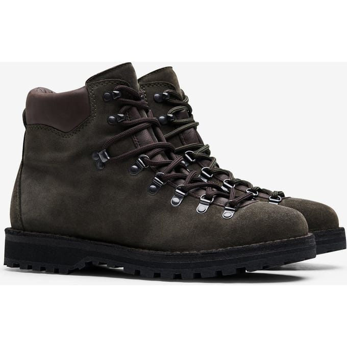 No Label Matterhorn Suede-leather Dark Green Größe: 41 | Stiefel Outlet | Herren | Grün