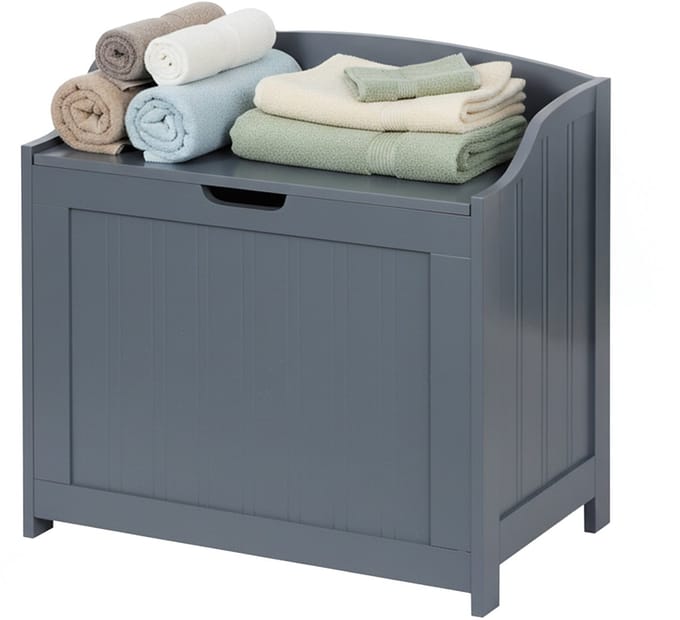 Wasmand - 80 l - grijs