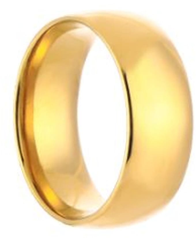 Bijoutheek Sjaal Ring Goudkleurig