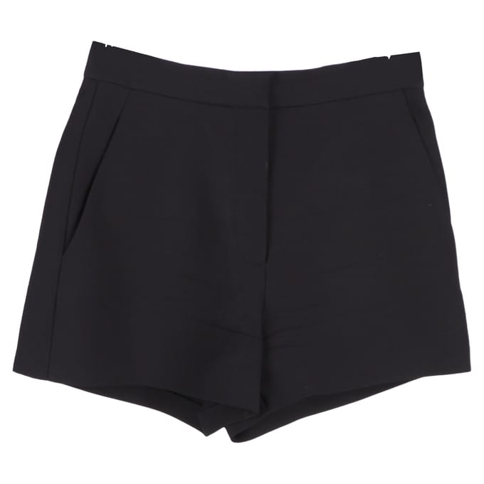 Valentino Garavani getailleerde minishorts van zwarte wol