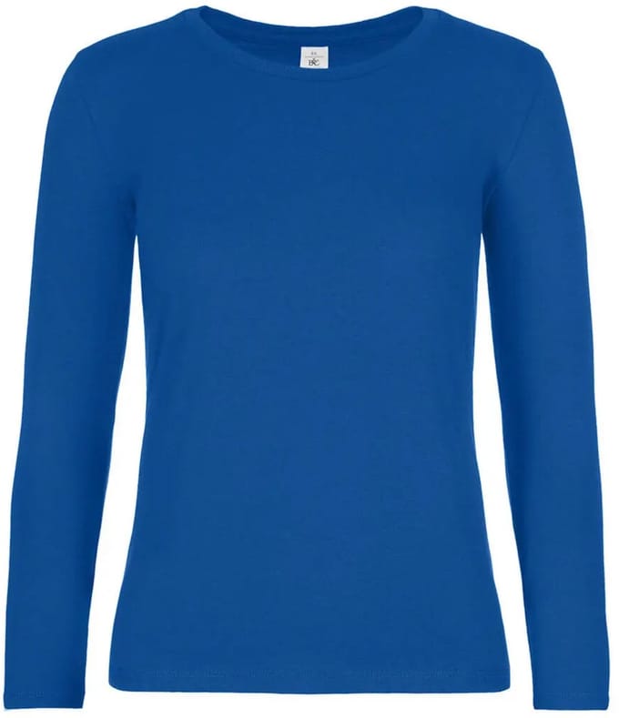 Dames-T-shirt met lange mouwen B&C E190
