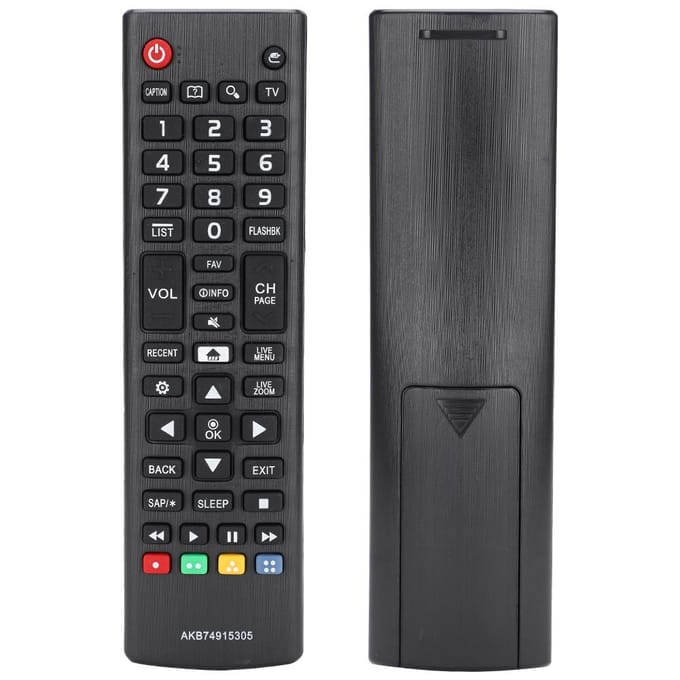 Afstandsbediening voor LG AKB74915305 Smart TV Functie Vervangende Controller black