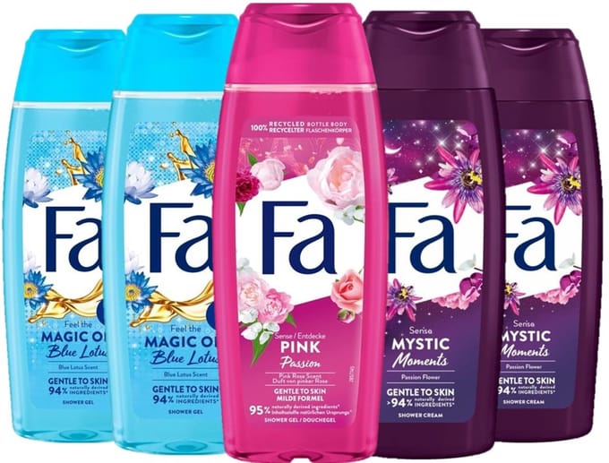Fa Douchegel Try Out - Magic Blue Lotus / Pink Passion / Mystic Moments