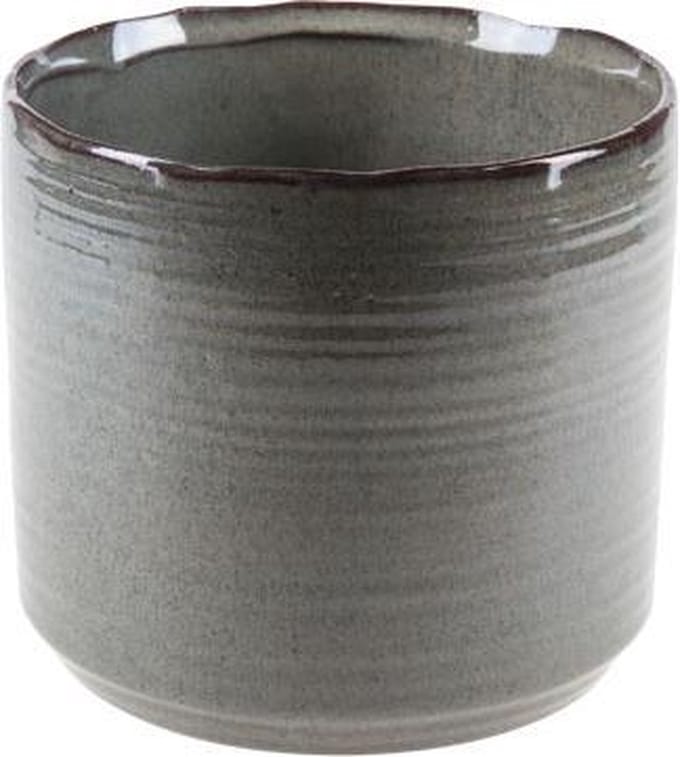 Cosy & Trendy Bloempot Aardewerk - Ø16xH15cm - Groen