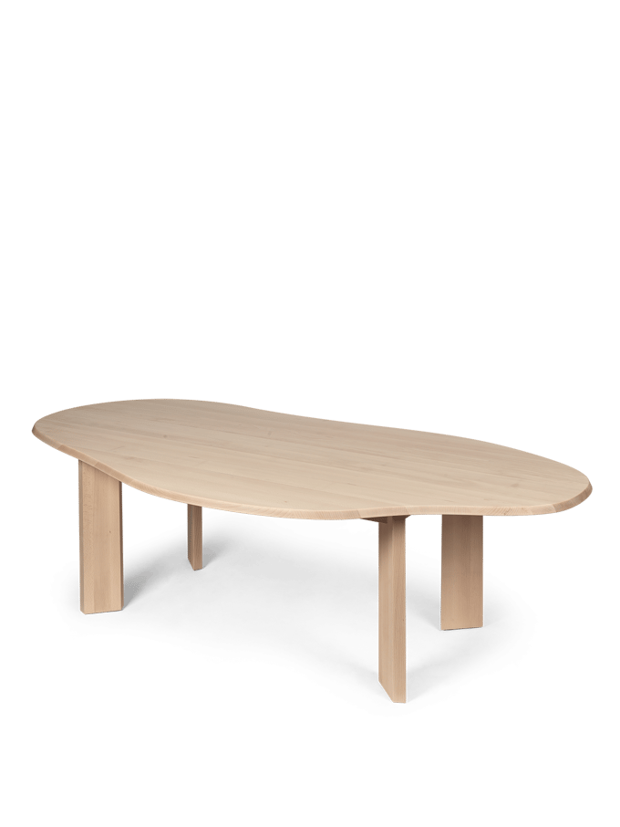 Ferm Living Tarn tafel - beuken, wit geolied - 220 cm
