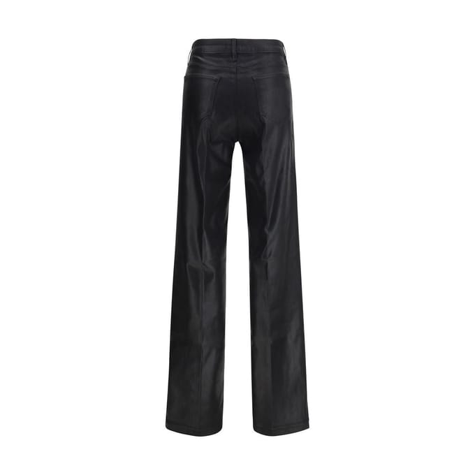 L'Agence Zwarte Katoenen Casual Broek