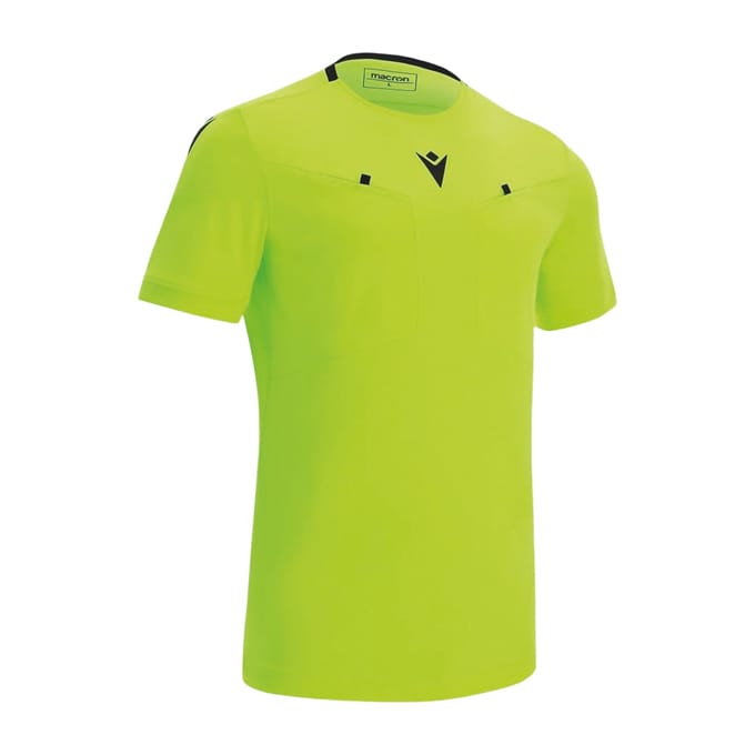 Macron Frisk Scheidsrechtersshirt Korte Mouw Heren - Fluogeel | Maat: S