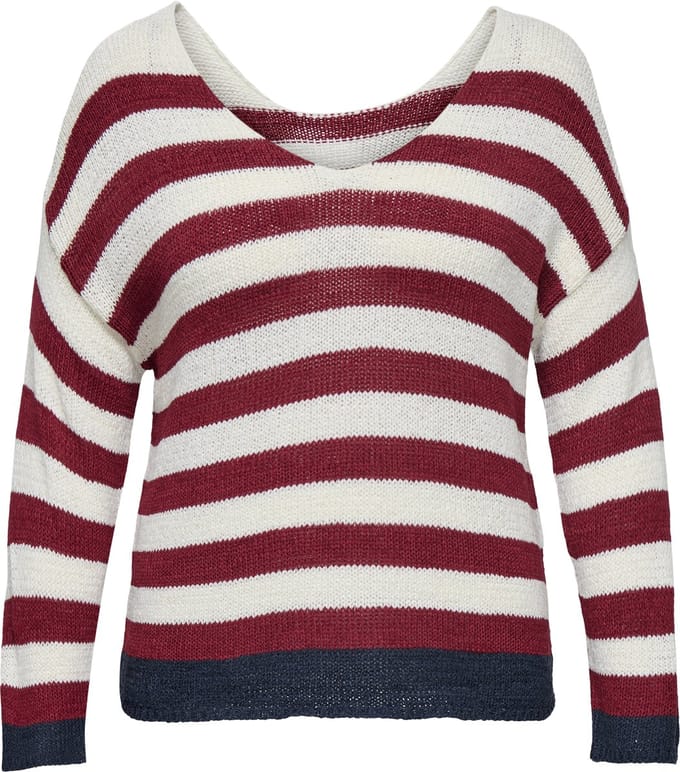 ONLY Carmakoma Gebreide trui CARGENNA Reversible Knitted pullover