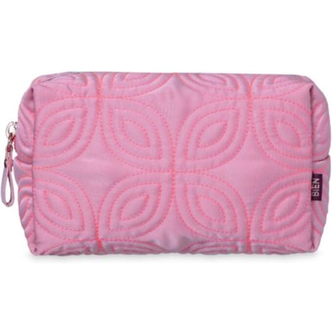 Bien moves etui roze, bloemen soft-touch design
