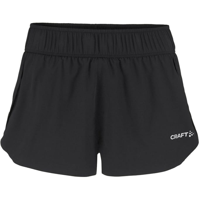 Craft ADV Essence 2in 2 Hardloopshorts Dames-Zwart
