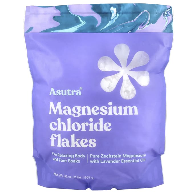 Asutra, Flocons de Chlorure de Magnésium, 907 g (32 oz)
