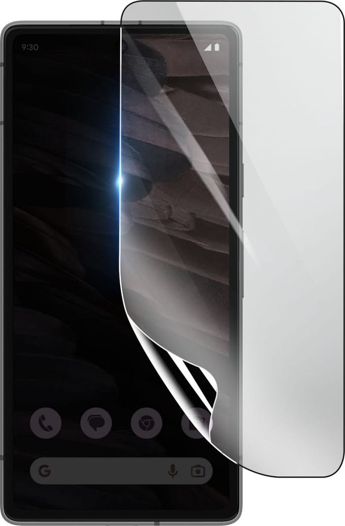 3mk, Geschikt voor Google Pixel 7a, Schokbestendige Hydrogel Screenprotector, Transparant