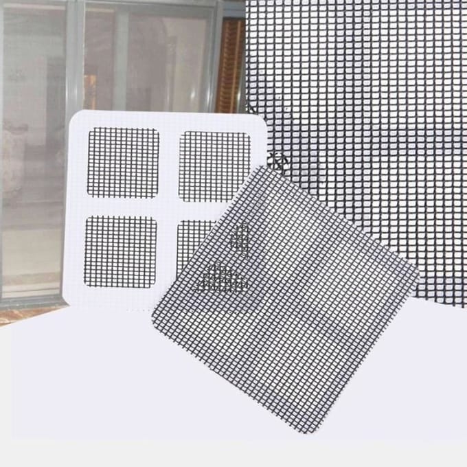 Moustiquaire - 3 pièces - Anti-insectes - Ajustable - Fixation scotch