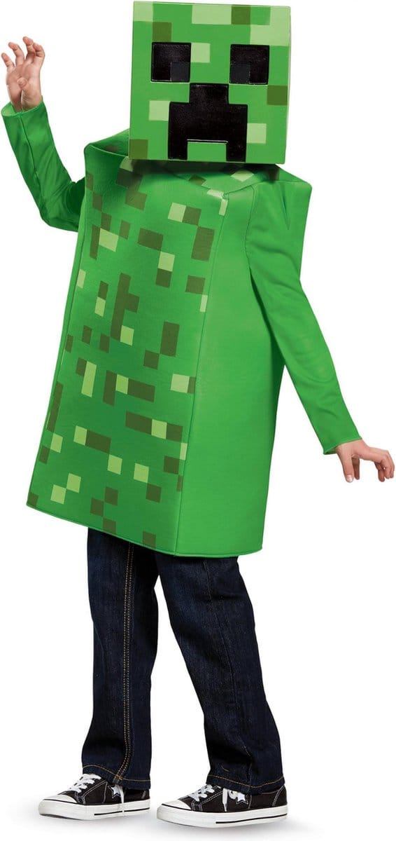 Vegaoo - Klassiek Minecraft Creeper kostuum voor kinderen