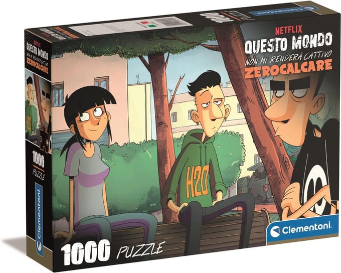 Clementoni - Puzzel - 1000 Stukjes - Zero Calcare - Puzzel Voor Volwassenen