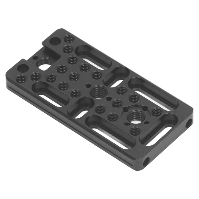 Camera Kaas Easy Plate Multifunctioneel Snelontgrendelend Kaas Expansiebord met 14 38 Schroefgat black