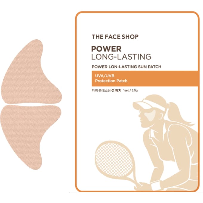 THE FACE SHOP - Power Long-Lasting Sun Patch Bundle Set - 2 Colors Natural Beige