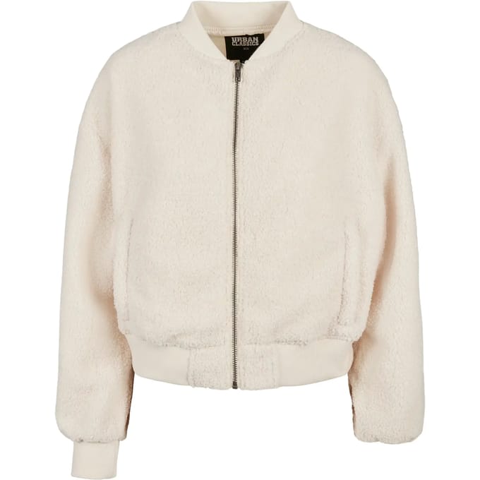 Urban Classics - Oversized Sherpa Bomber jacket - 4XL - Creme