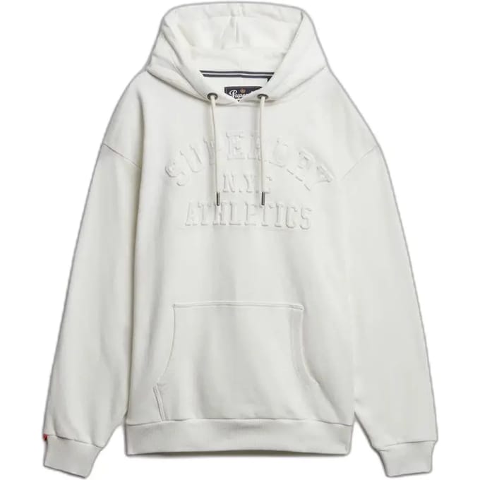 Superdry - Athletic Embossed Oversized Hoodie - Heren - Hoodies