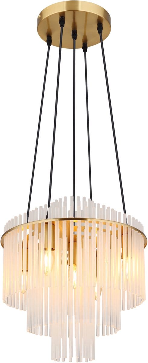 Globo - hanglamp - GORLEY - goud - glas - Ø 40cm - E14 - 15698H2M