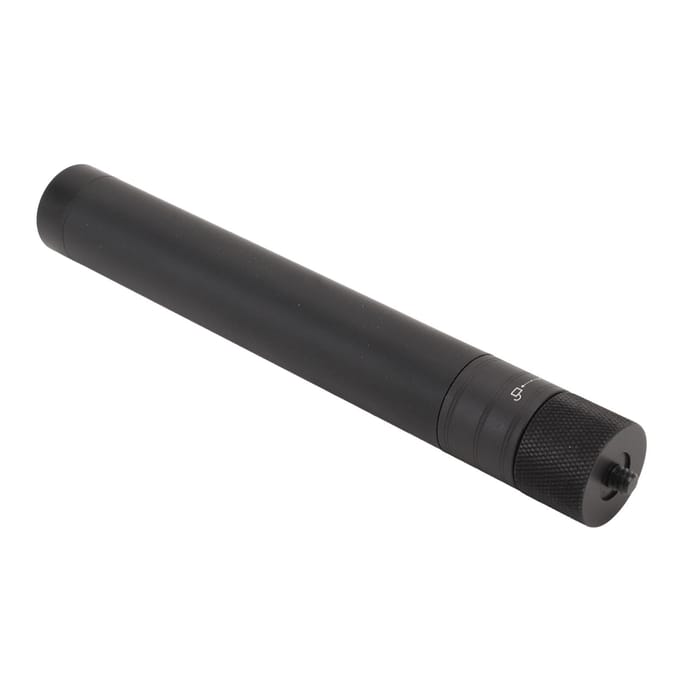 Verlengstang 4 Delen Aluminiumlegering Lichtgewicht Verlengstok met 14 Inch Schroef voor Feiyu gray