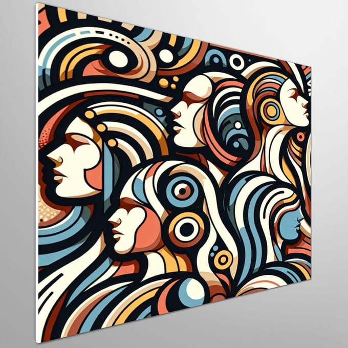 Kunstprint | Wanddecoratie | Dibond | 100 × 100 cm
