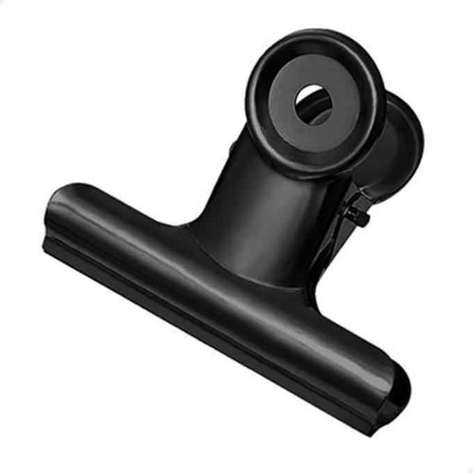 Bulldog clip 75 mm | Zwart | 10 stuks