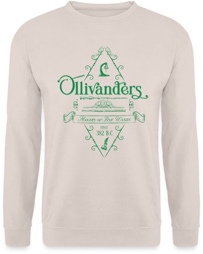 Harry Potter Olivanders Winkel Groen Logo Sweater Heren
