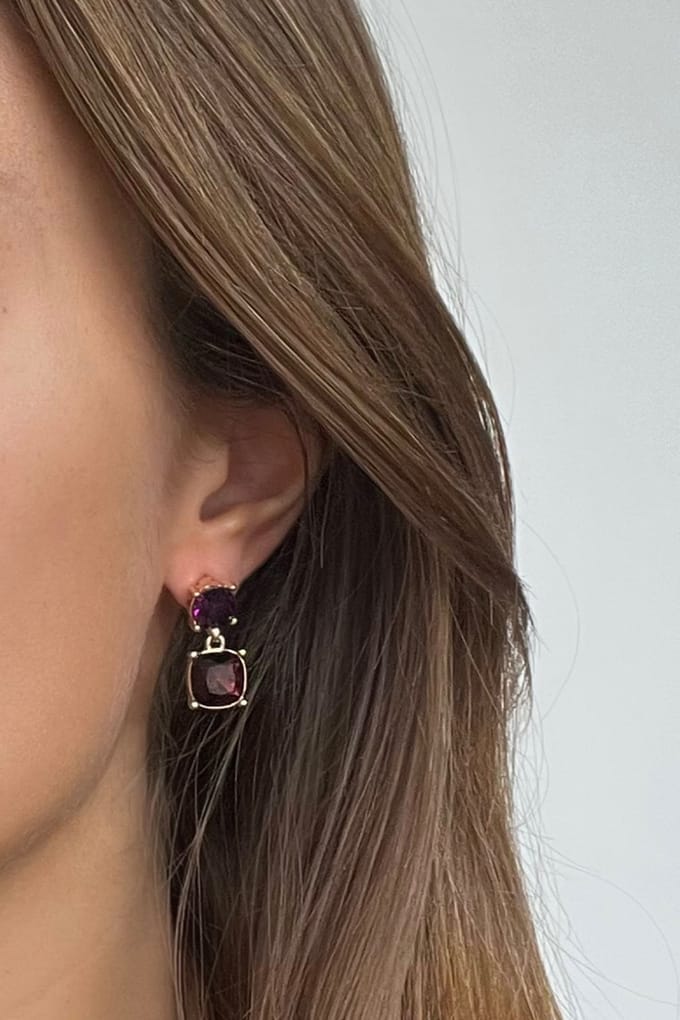 OTAZU Crystal Sunrise Earrings Taglia: OS | Orecchini Outlet | Donna