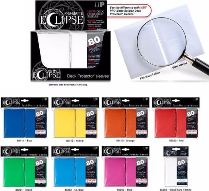 Ultra Pro Eclipse PRO-Matte Sleeves: Standaard Sky Blue (66x91mm) - 100 stuks
