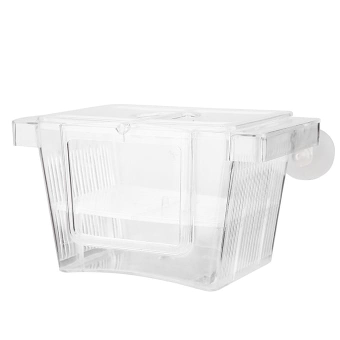 Acryl Aquarium Vis Kweekbak Broedbak Incubator Isolatiebak (Kleine maat) white