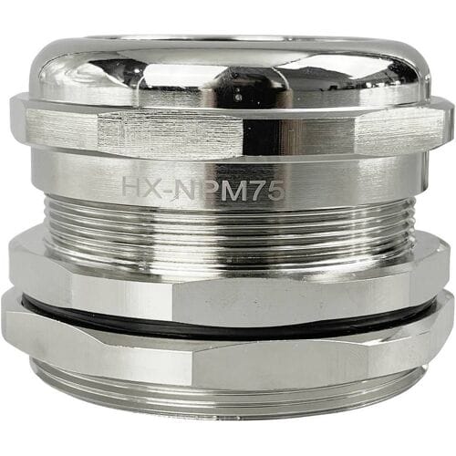 TRU COMPONENTS TC-10302864 Wartel M75 Messing (vernikkeld) Metaal 1 stuk(s)