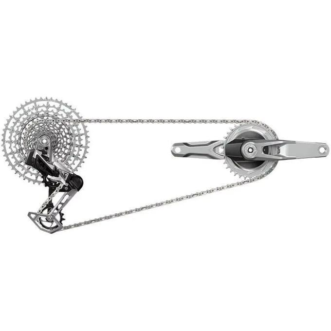 Volledige groep Sram GS 1987 T-TYPE Eagle AXS WIDE POD DM 170 MM 32D 1X12V (10-52)