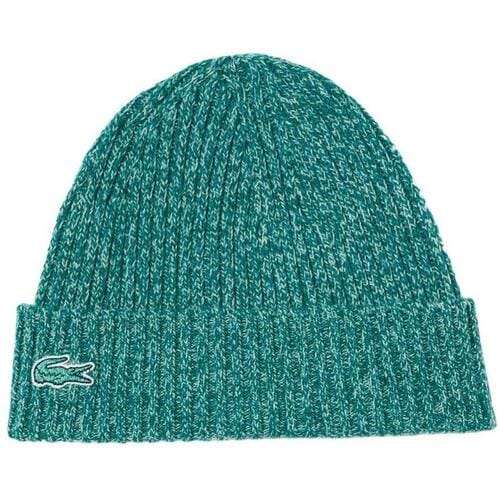Lacoste Knitted Wool Beanie - Green