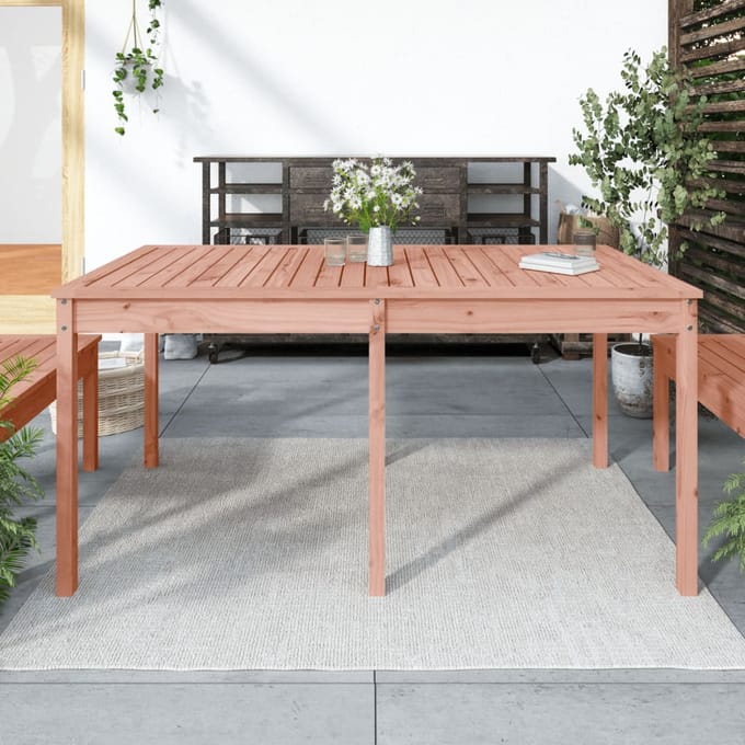 vidaXL - Tuintafel - 159,5x82,5x76 - cm - massief - douglashout